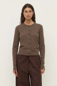 Benny Knit Cardigan - Cocoa Marle