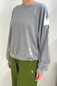 Cali Jersey Sweatshirt - Melange Grey
