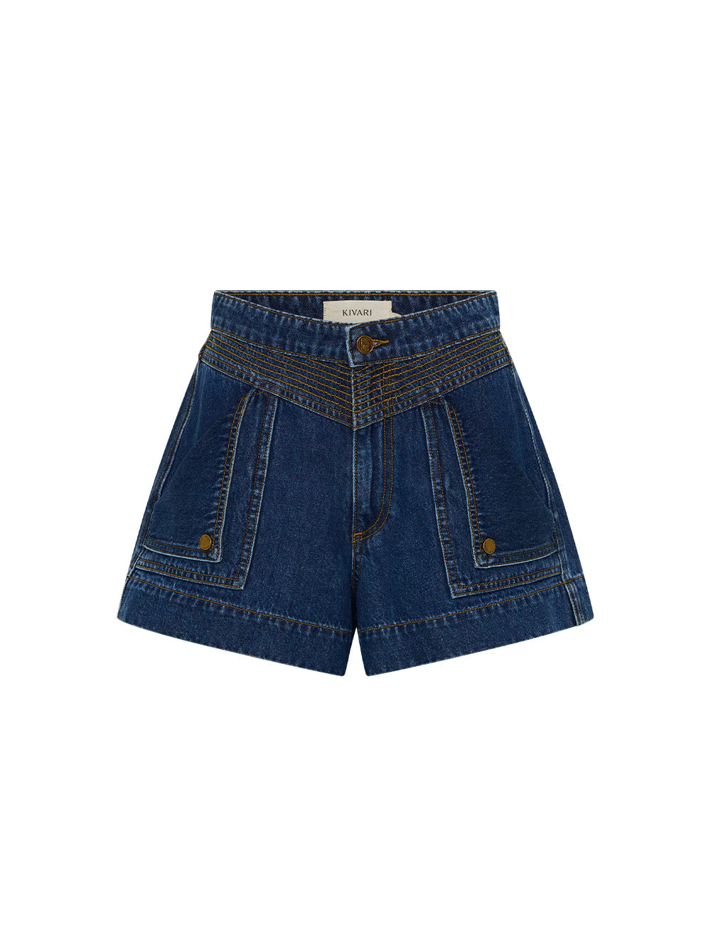 Celine Denim Short - Indigo Blue