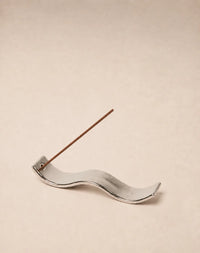 Ceramic Wave Holder - Silver