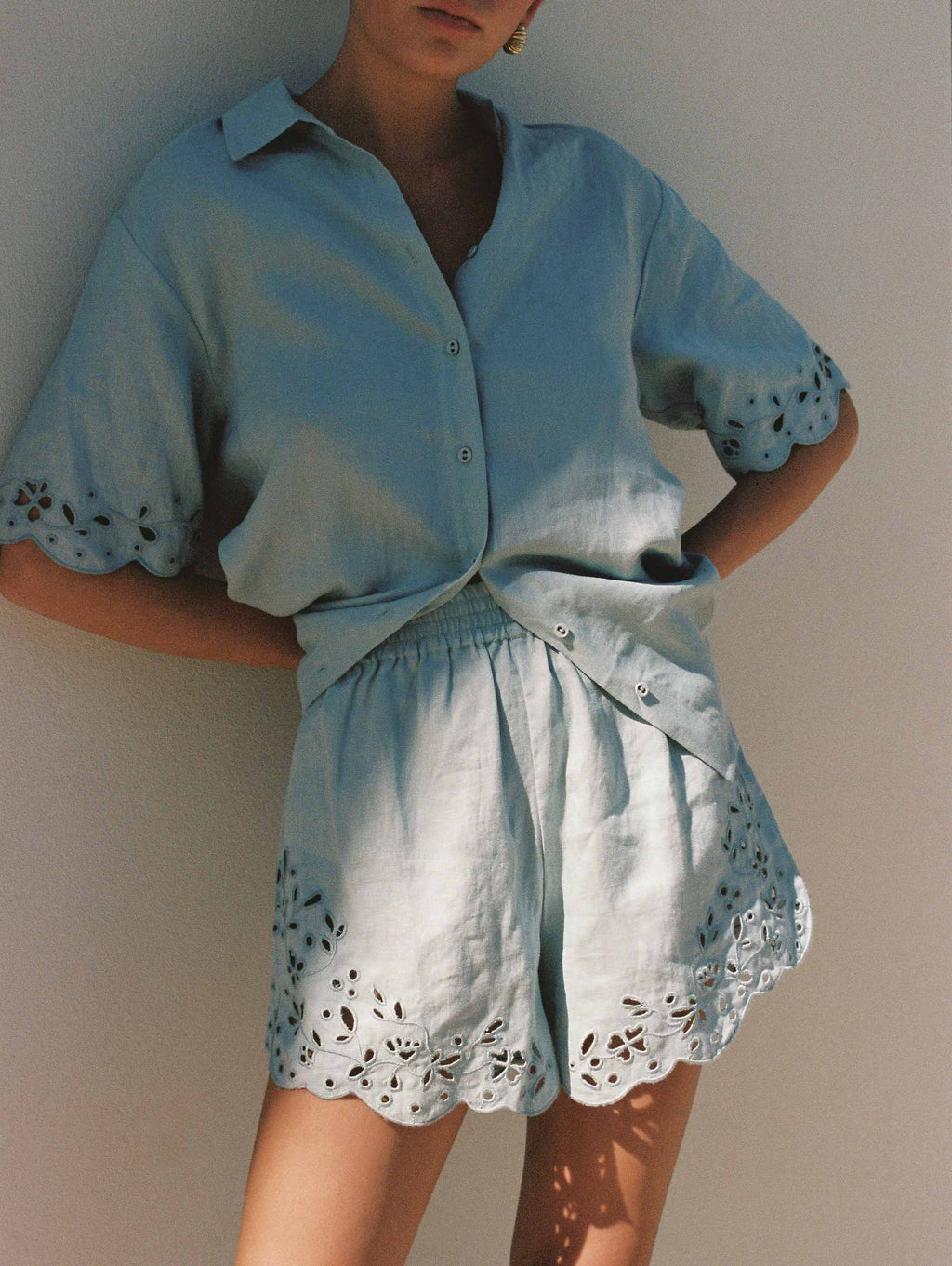 Memoir Shirt - Dusty Blue