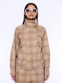 Zuri Jacket - Beige Check