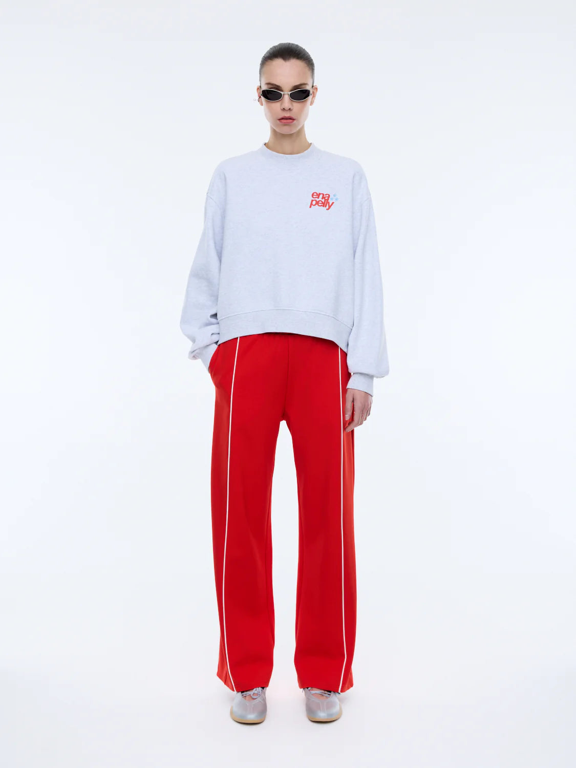 Sport Studio Sweatshirt - White Marle