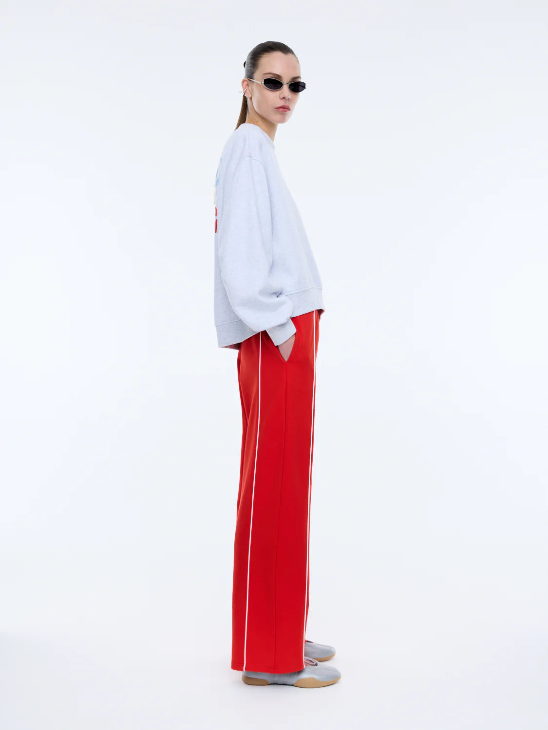 Sport Studio Sweatshirt - White Marle