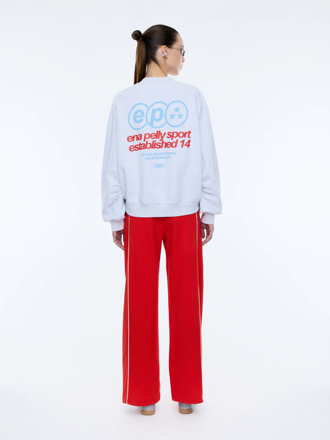 Sport Studio Sweatshirt - White Marle