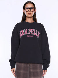 Mila Oversized Sweater - Phantom/Ena Pelly