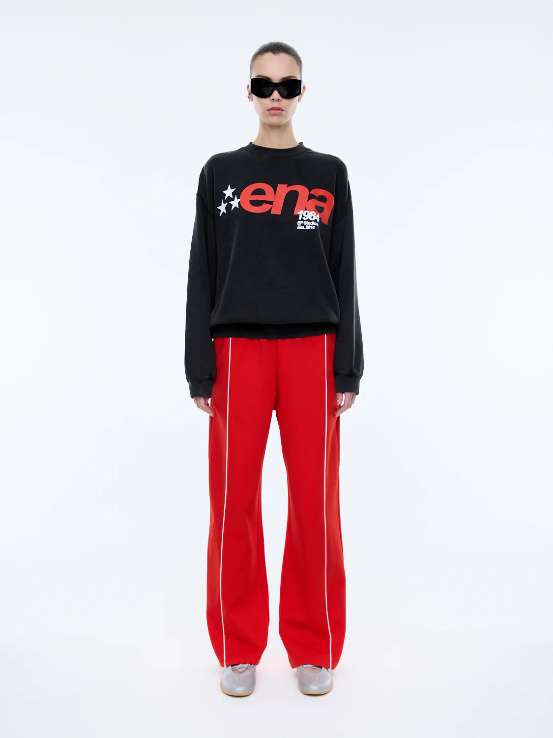 Star Sweatshirt - Washed Charcoal