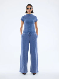 Tia Track Pant - Indigo