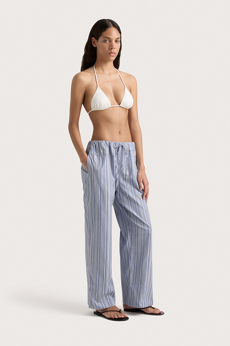 Vieu Relaxed Pant - Blue Stripe