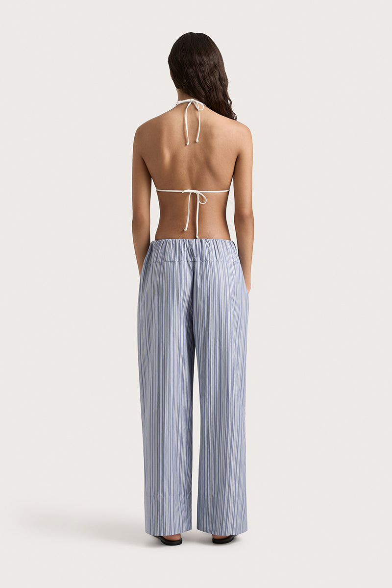 Vieu Relaxed Pant - Blue Stripe