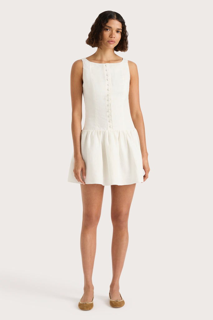 Blair Mini Dress - White