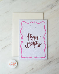 Happy Birthday Card - Frame