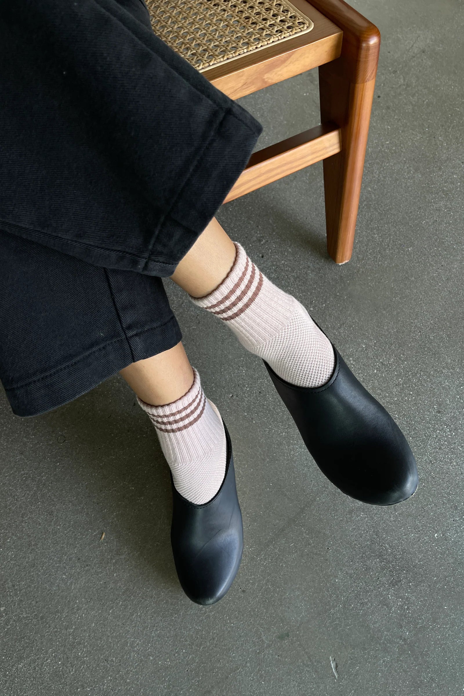 Girlfriend Socks - Bellini Stripe