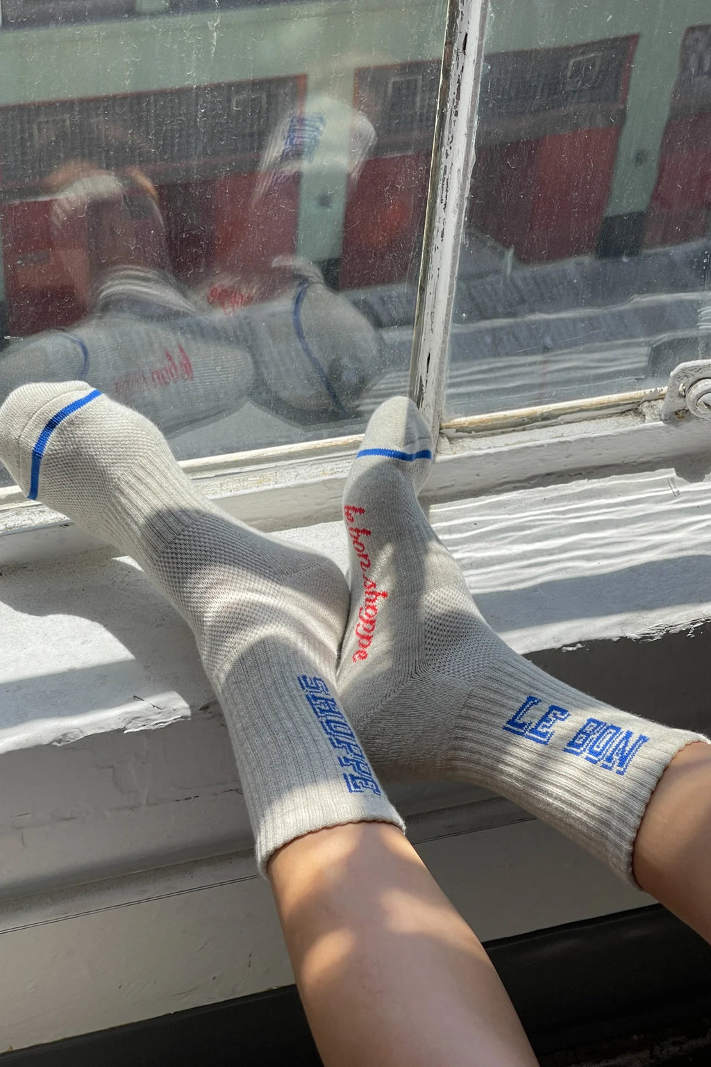 Preppy Socks - Ice Blue