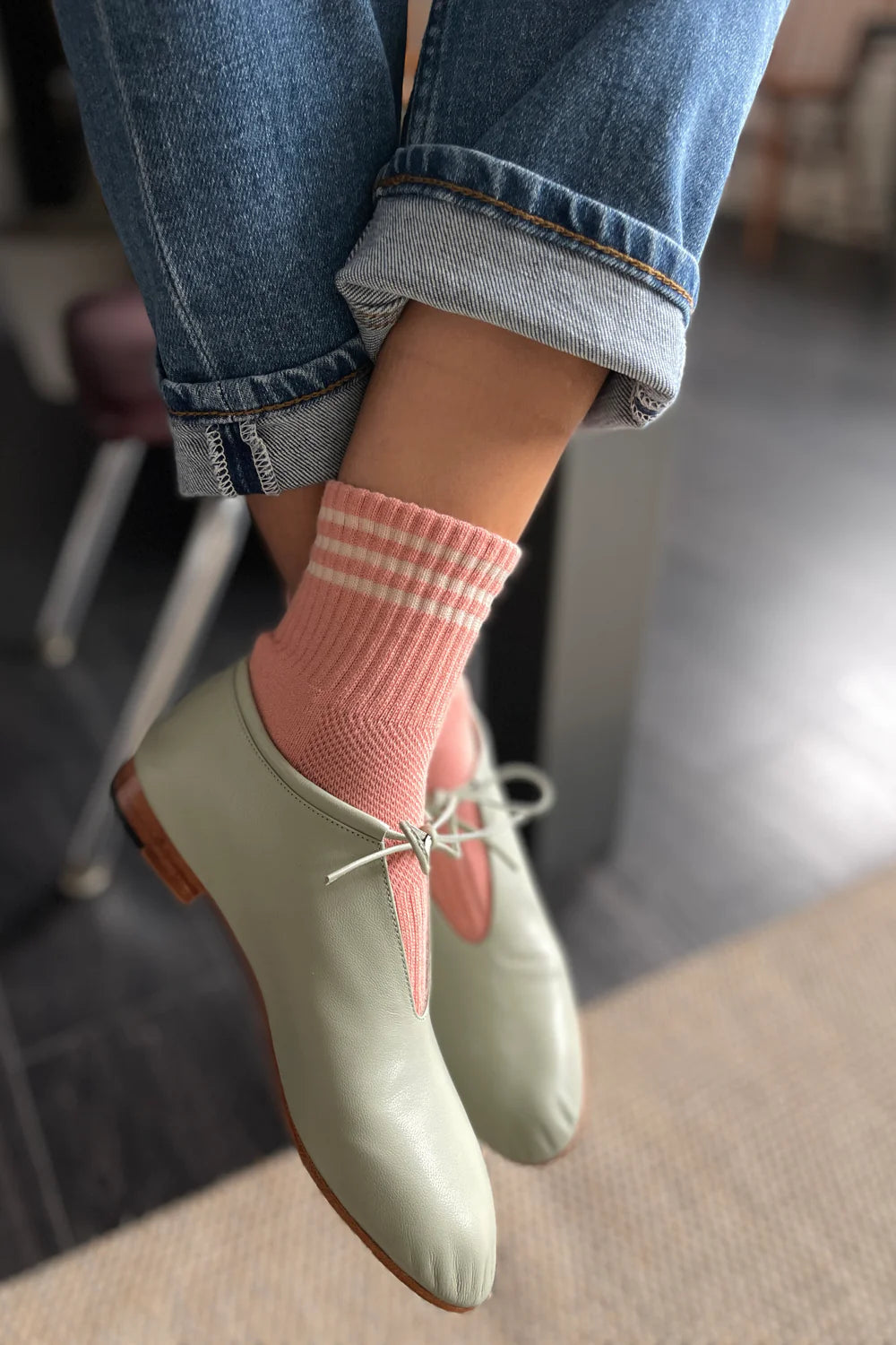 Girlfriend Socks - Salmon