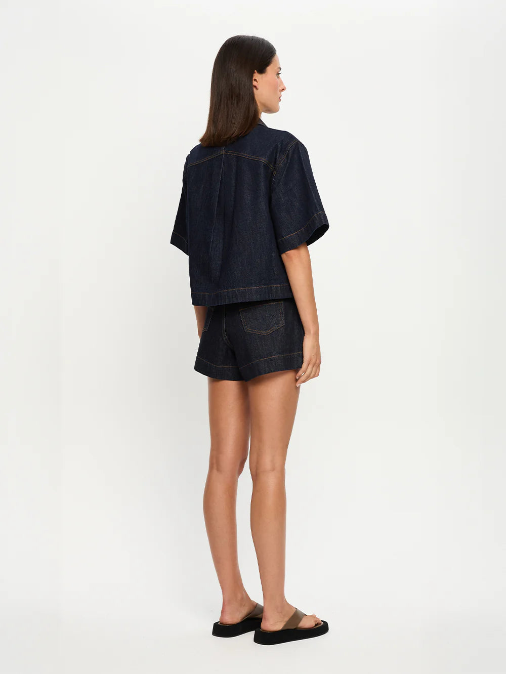 Immy Denim Top - Raw