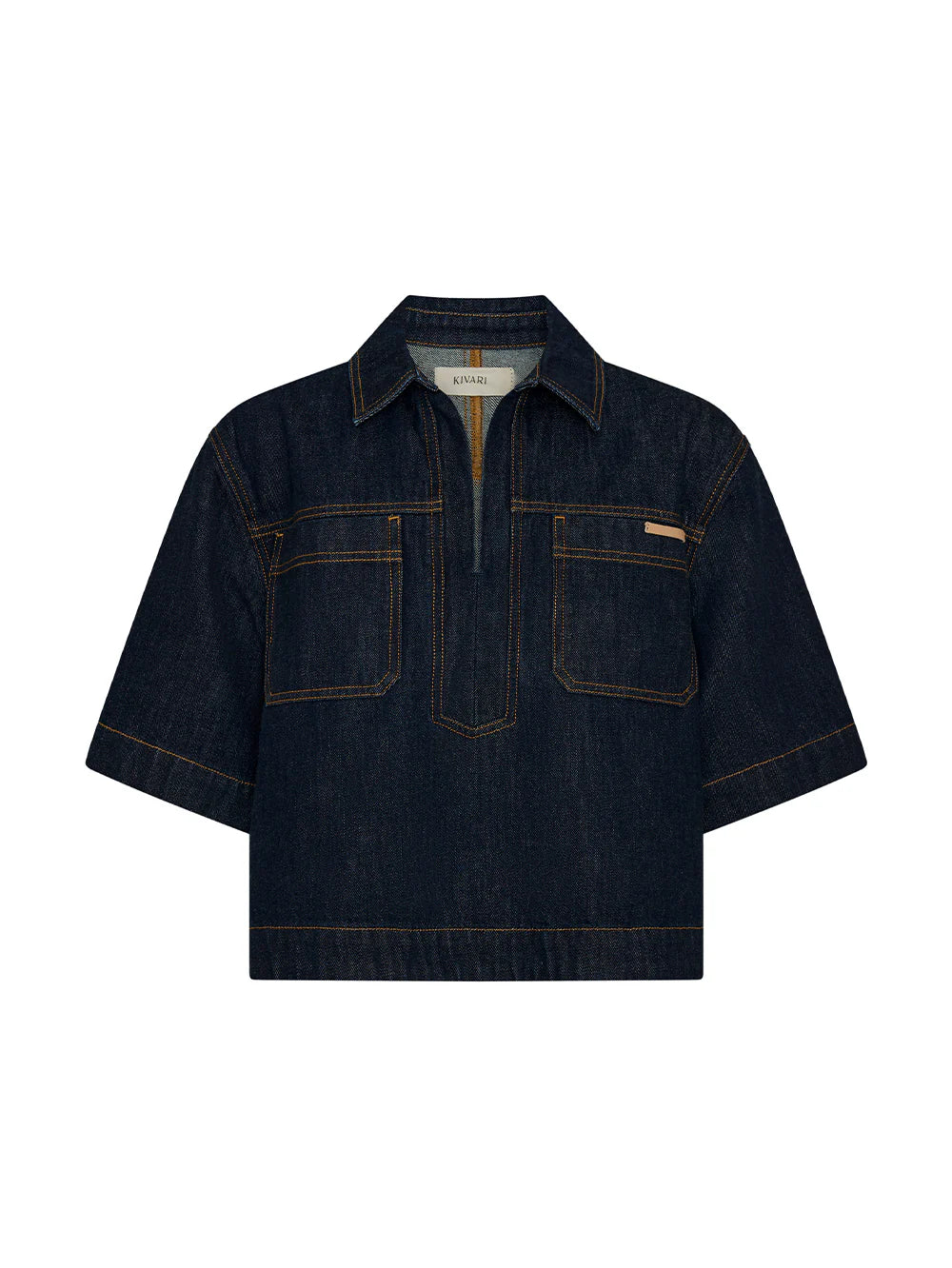 Immy Denim Top - Raw