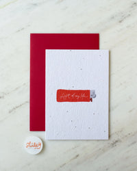 Light Of My Life Card