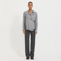 Mirage Drape Shirt - Stripe