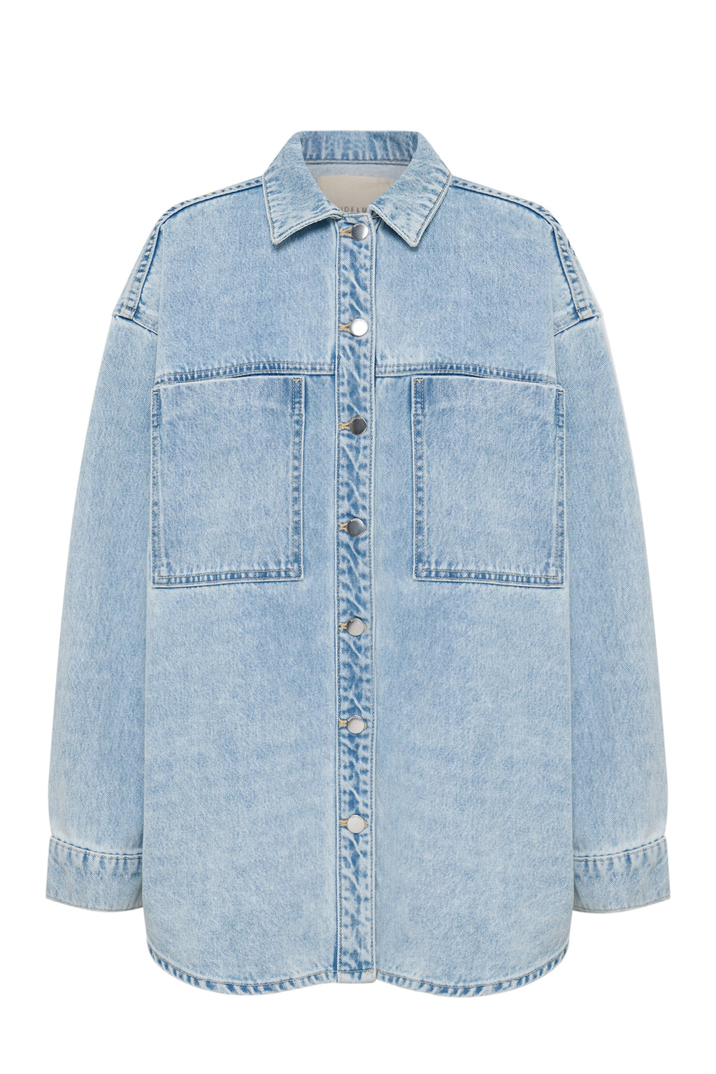Sheeba Denim Overshirt - Sky Blue