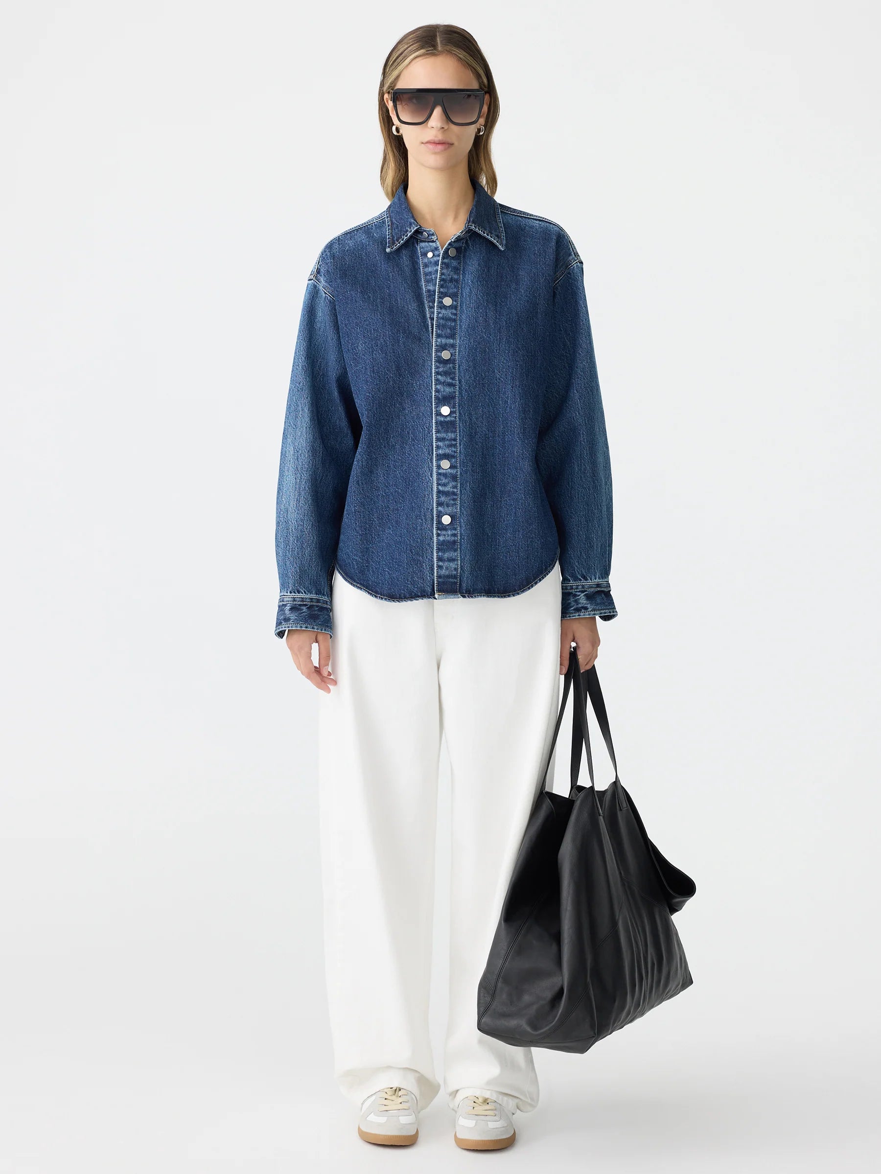Denim Gradient Universal Shirt - Worn Indigo