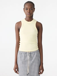 Seam Detail Tank - Lemon Sorbet