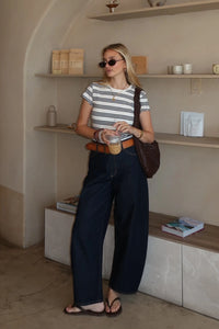 Gigi Barrel  - Super Rinse Denim