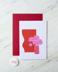 Peonies Card