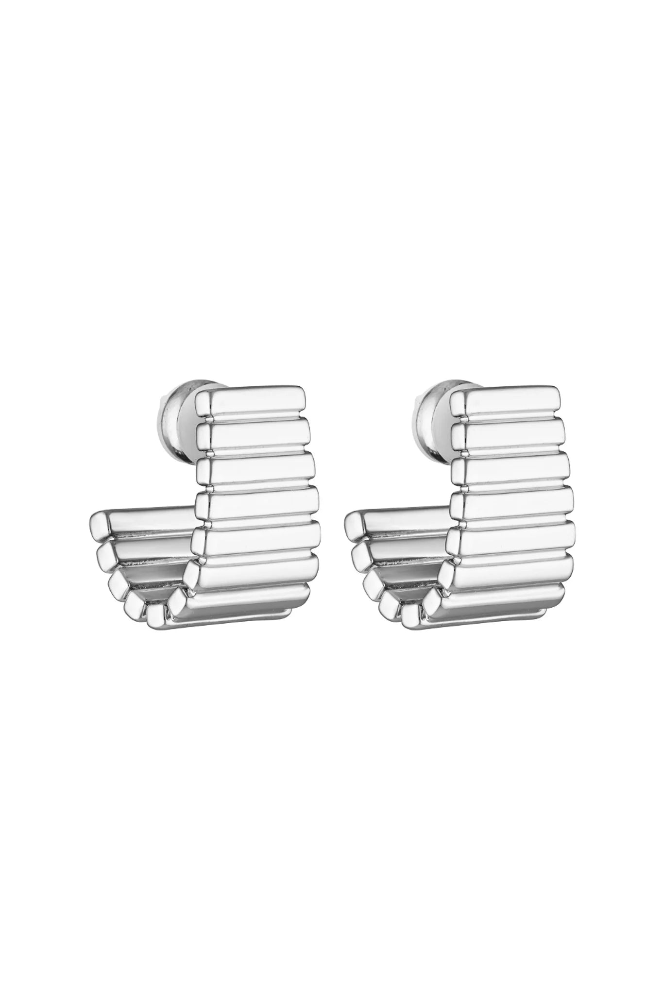Turtle Earrings - Silver