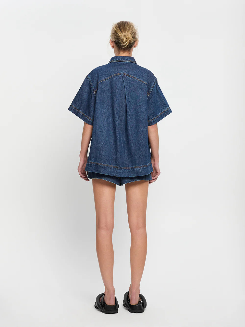Paloma Denim Shirt - Indigo Blue