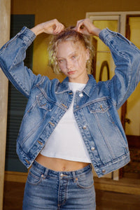 Denim Swing Jacket - Soho Vintage