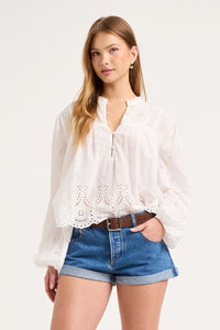 Darling Voile Blouse - White