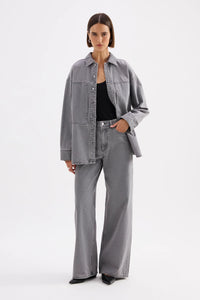 Calvi Boyfriend Jean - Steel