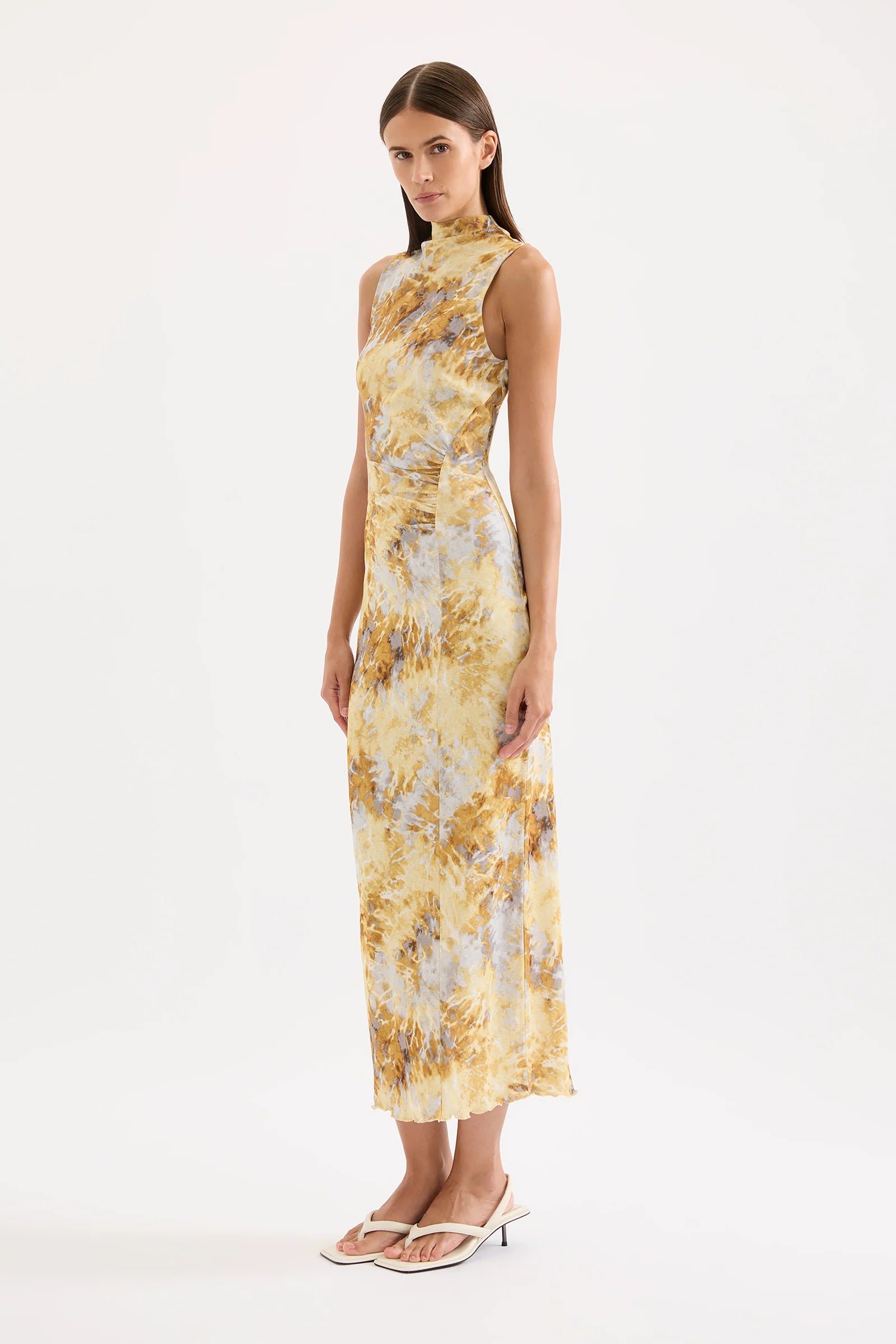 Lumine Mesh Maxi Dress