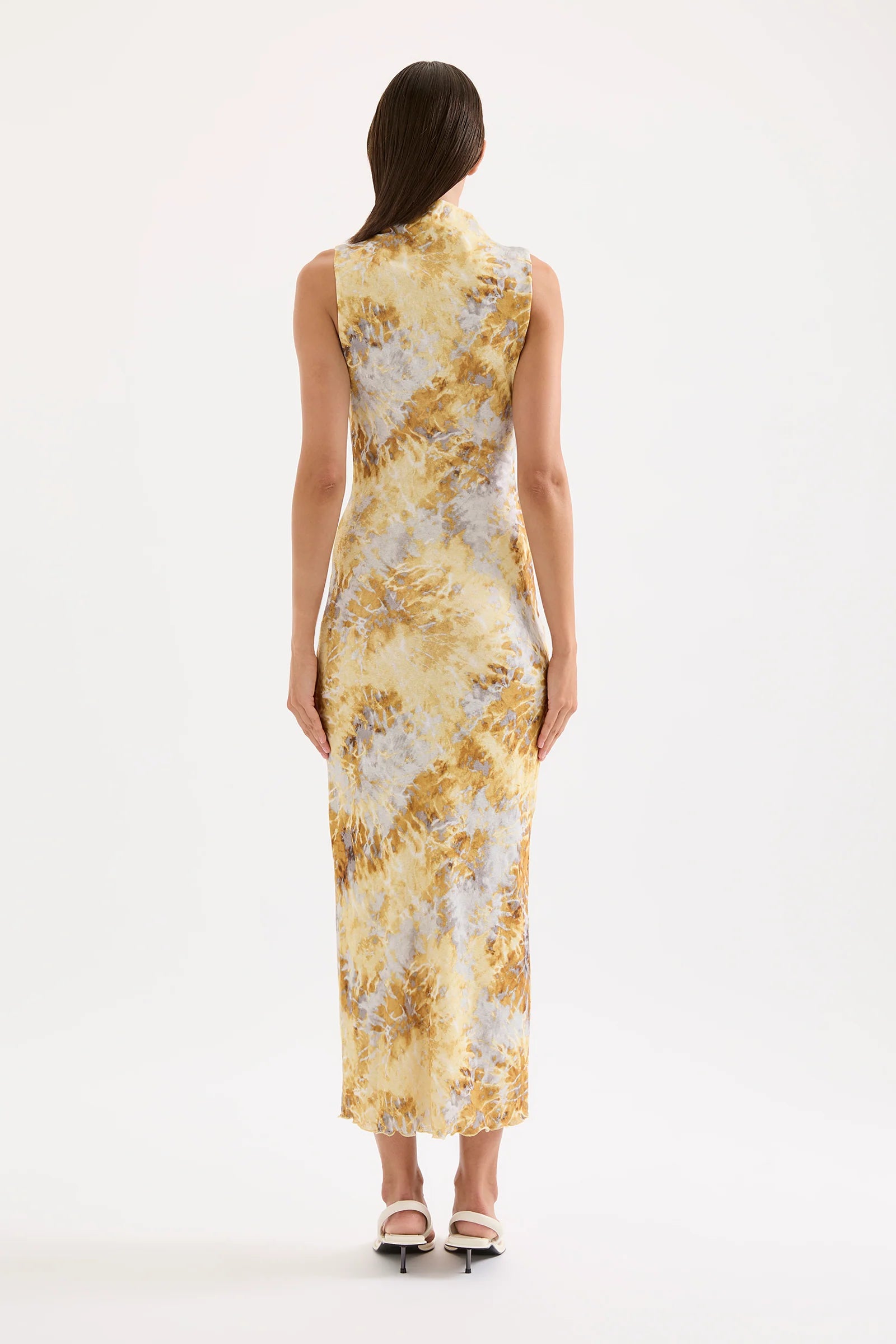 Lumine Mesh Maxi Dress