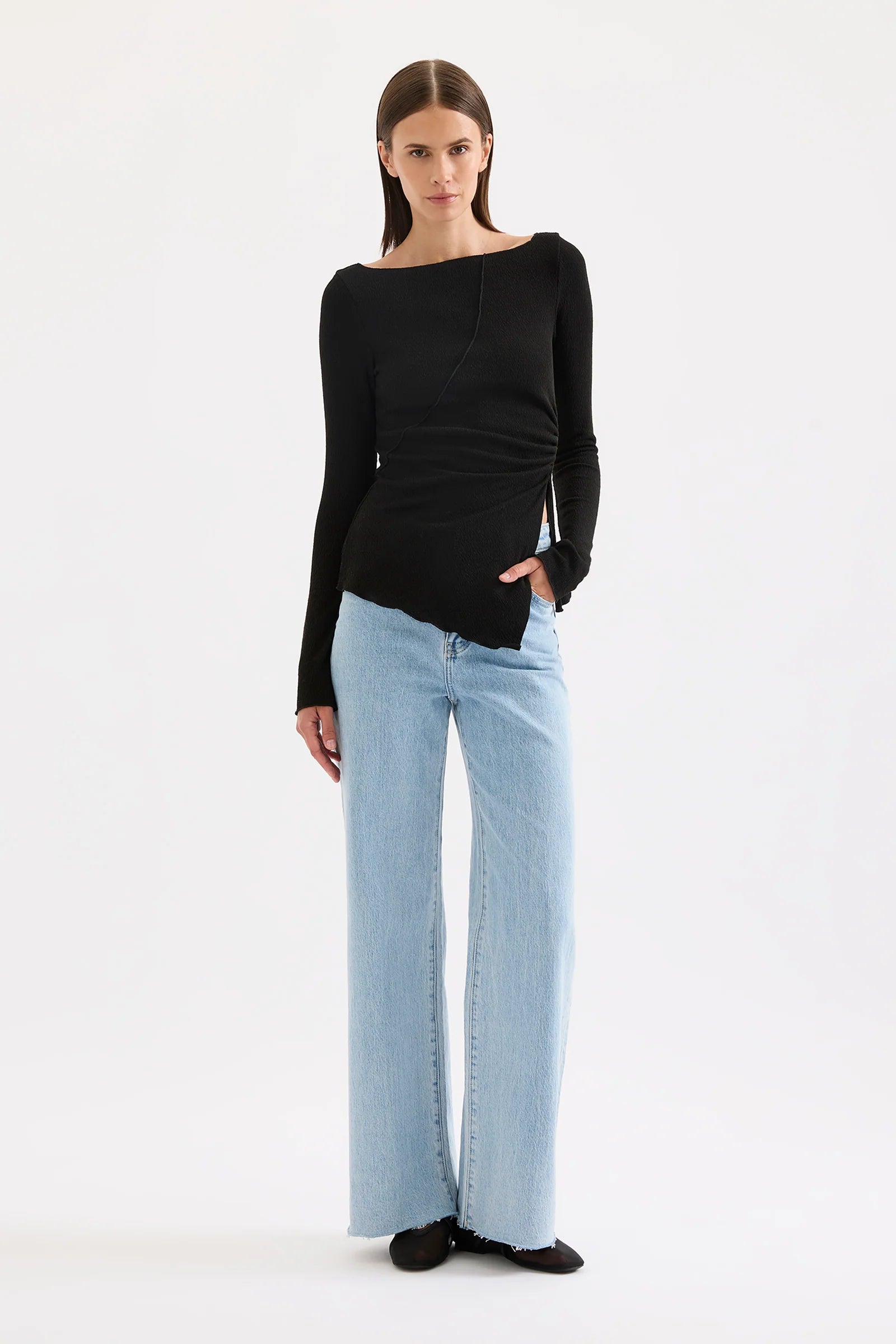 Cora LS Top - Black