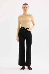 Ziel Off Shoulder Top - Butter