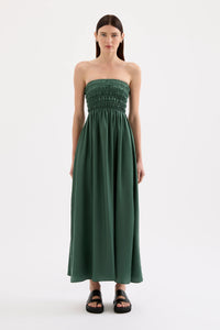 Zuri Tencel Maxi Dress - Emerald