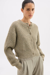 Nixon Cropped Cardigan - Vine