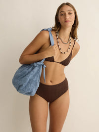 Towelling Bucket Bag - Solstice Tide