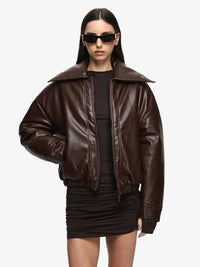 Dena Oversized Jacket - Dark Chocolate