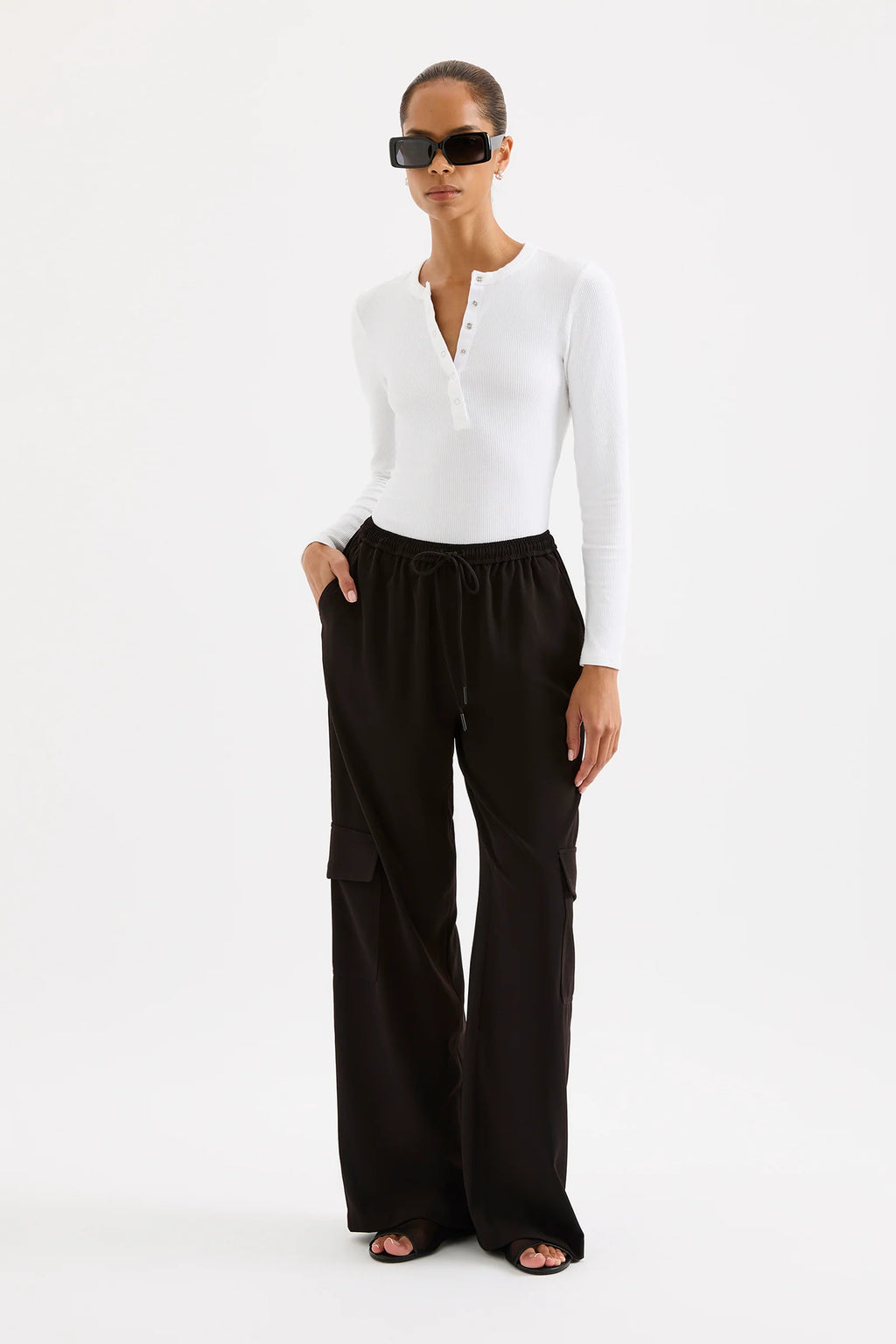 Quincy Cargo Pant - Black