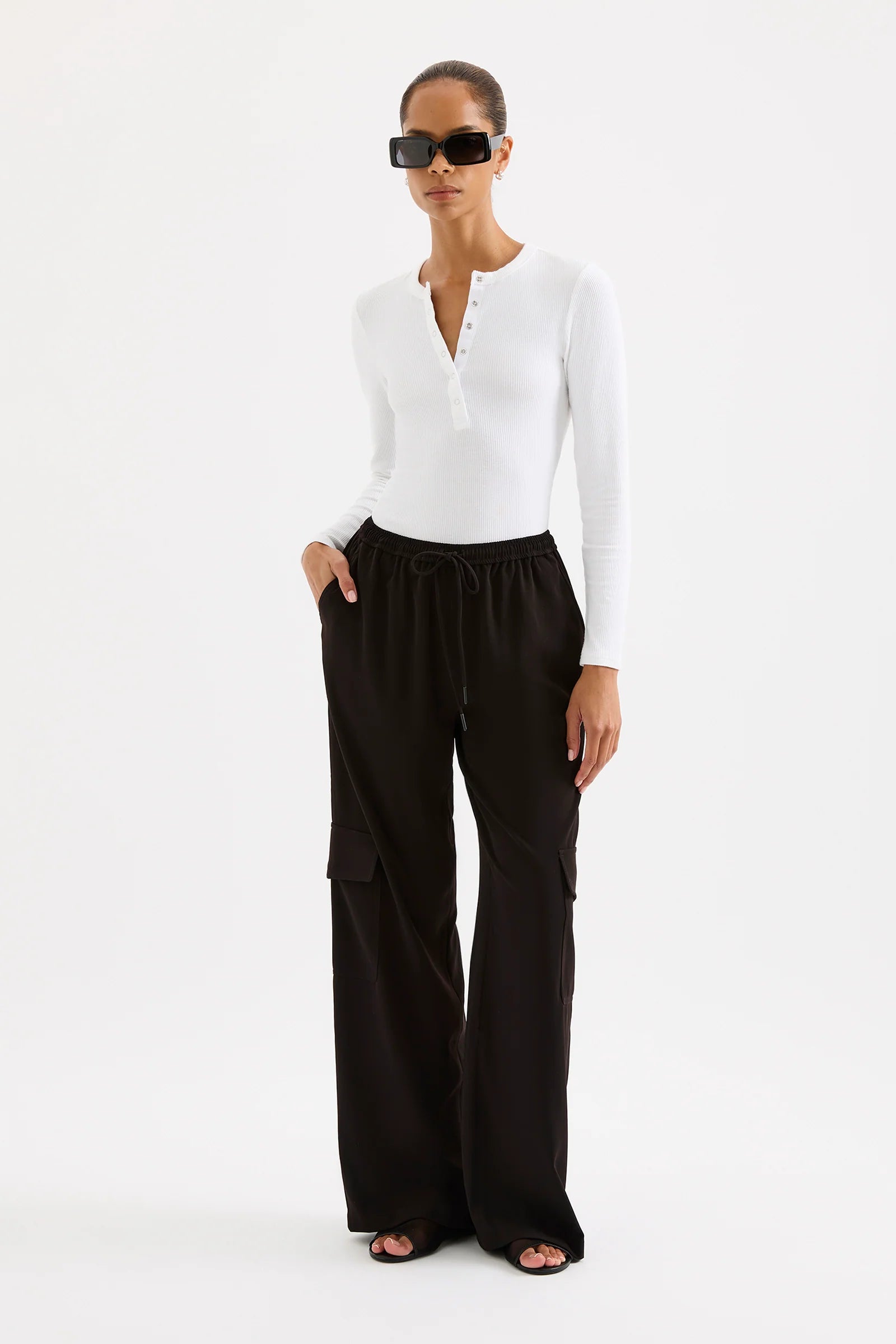 Quincy Cargo Pant - Black