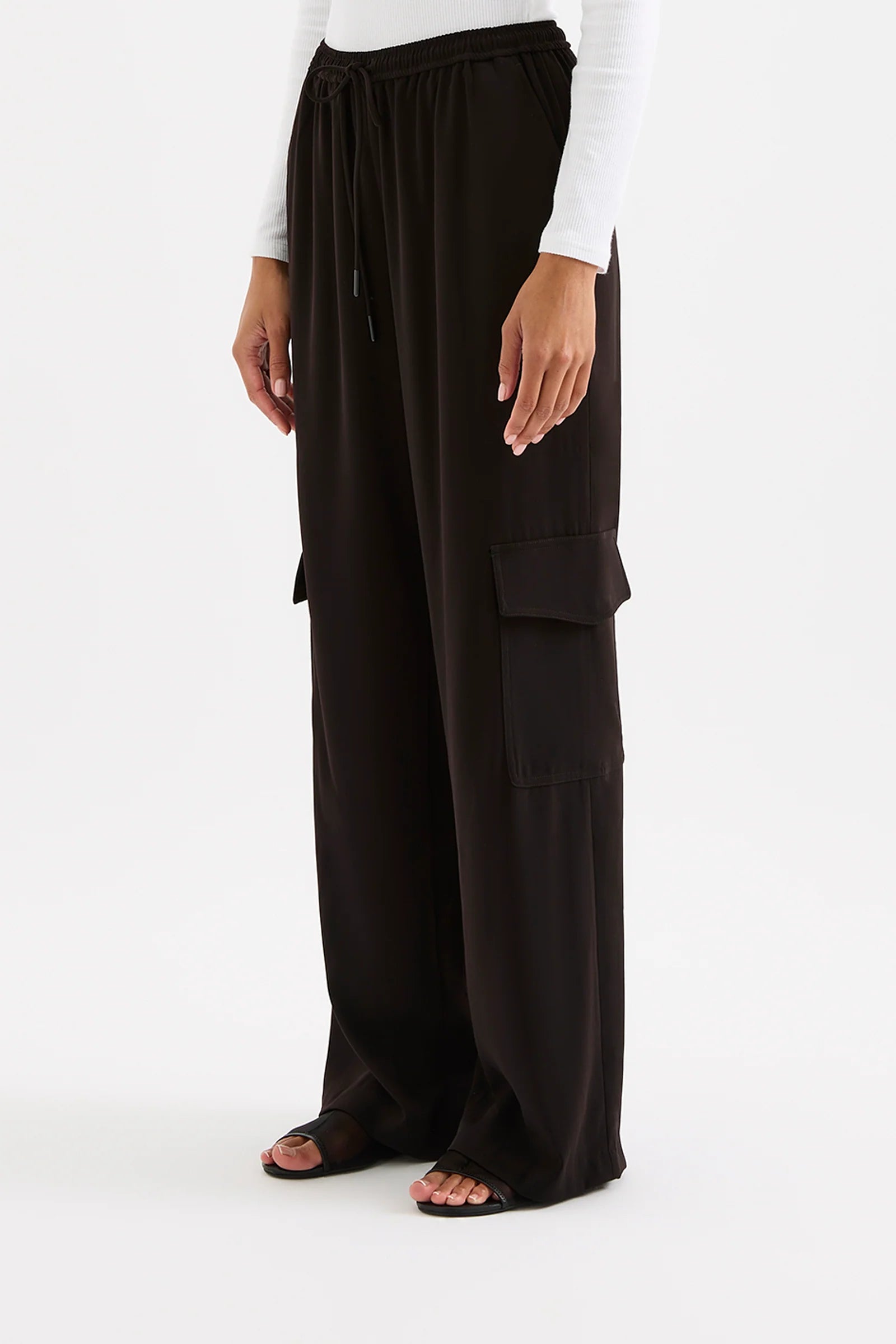 Quincy Cargo Pant - Black