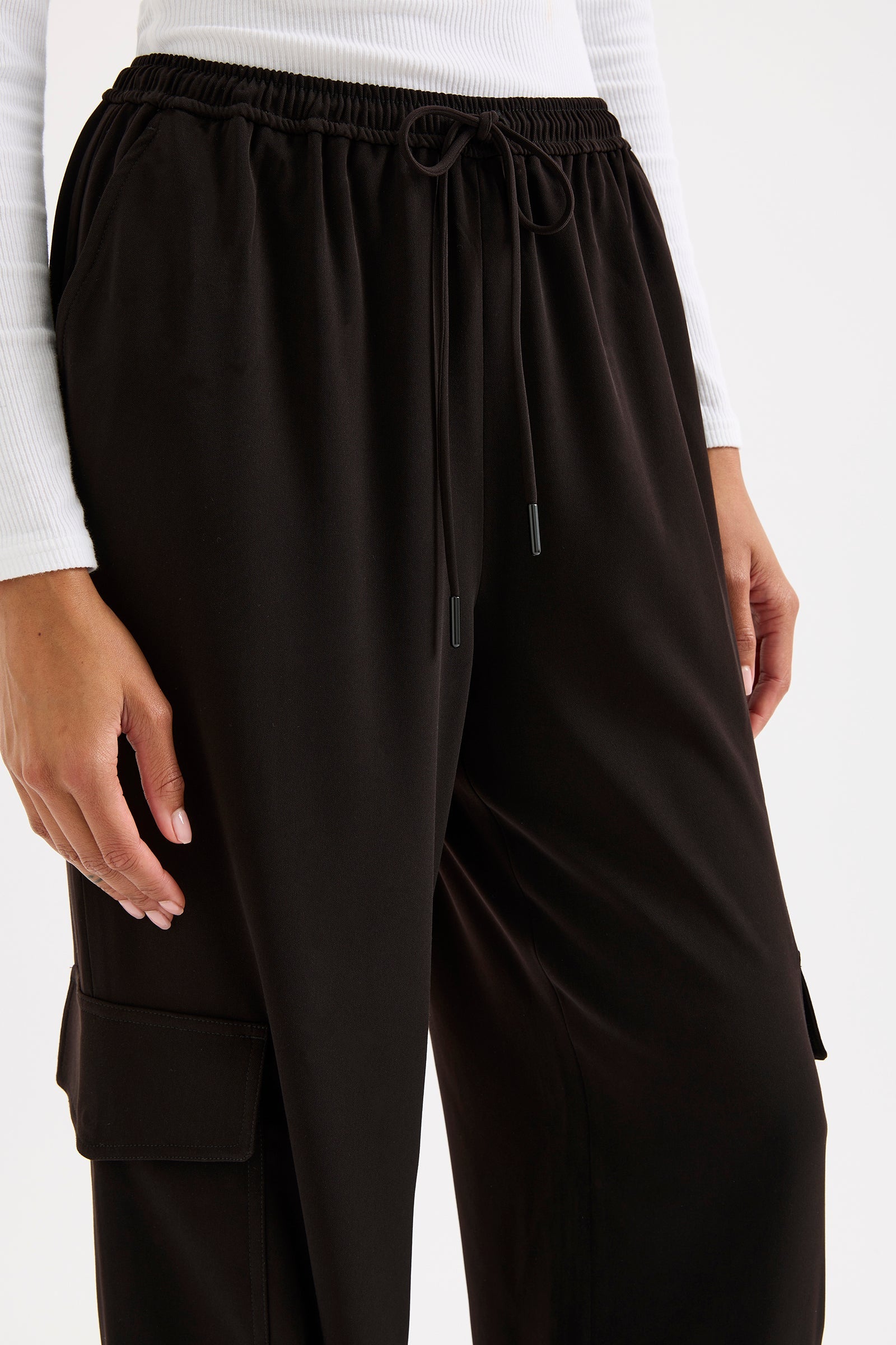 Quincy Cargo Pant - Black