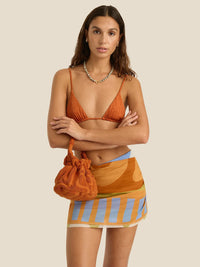 Towelling Bucket Bag - Kin Clay