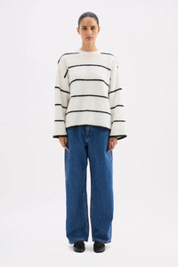 Colter Knit - Black Stripe