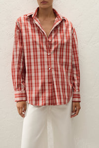 En Vau Oversized Shirt - Ines Check