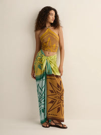 Square Pareo - Surya Tile Silk