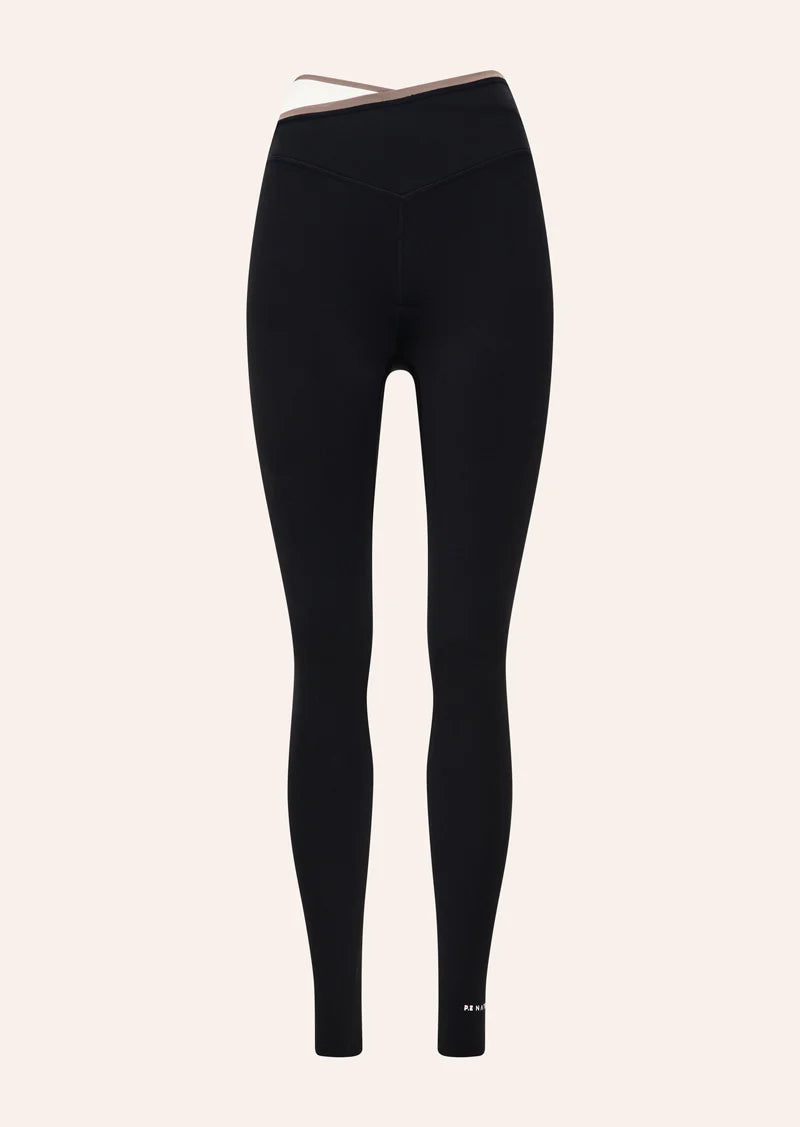 Status Full Length Legging - Black/Walnut